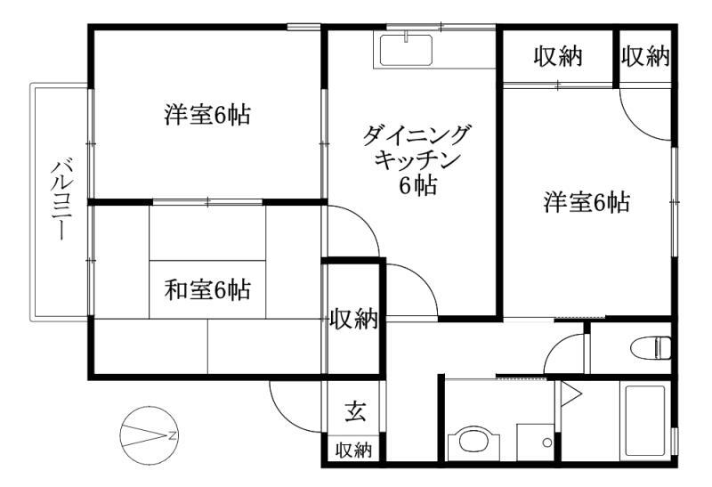 コーポパークサイド　Ｆ棟（東石井）