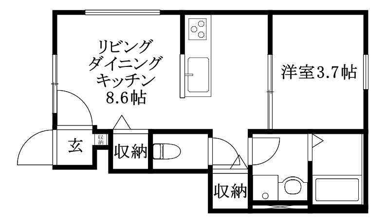 ヴィラ・アンソレイエ堀江３