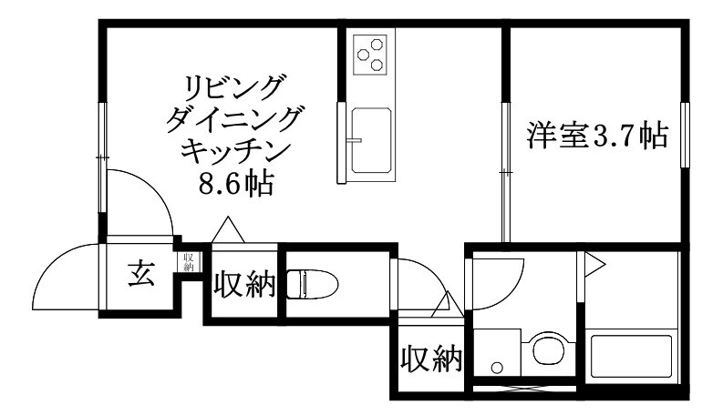 ヴィラ・アンソレイエ堀江３