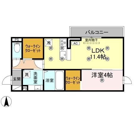 クランツ古川西　Ｂ棟