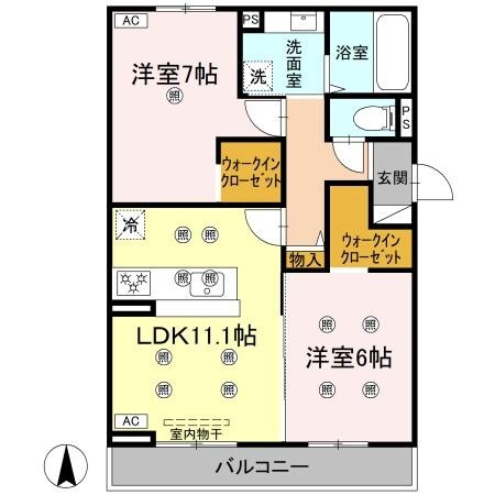 クランツ古川西　Ｂ棟