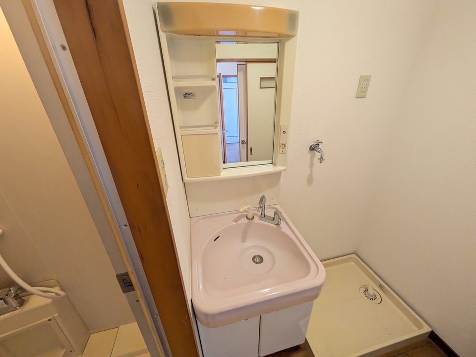 シャワー付洗面化粧台