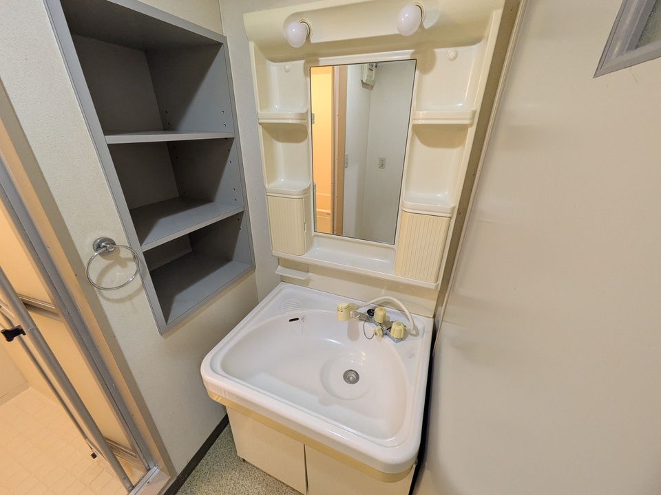 シャワー付洗面化粧台