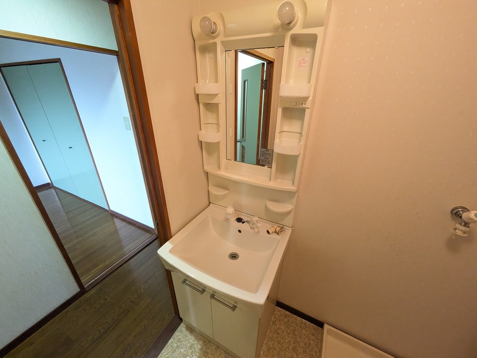 シャワー付洗面化粧台