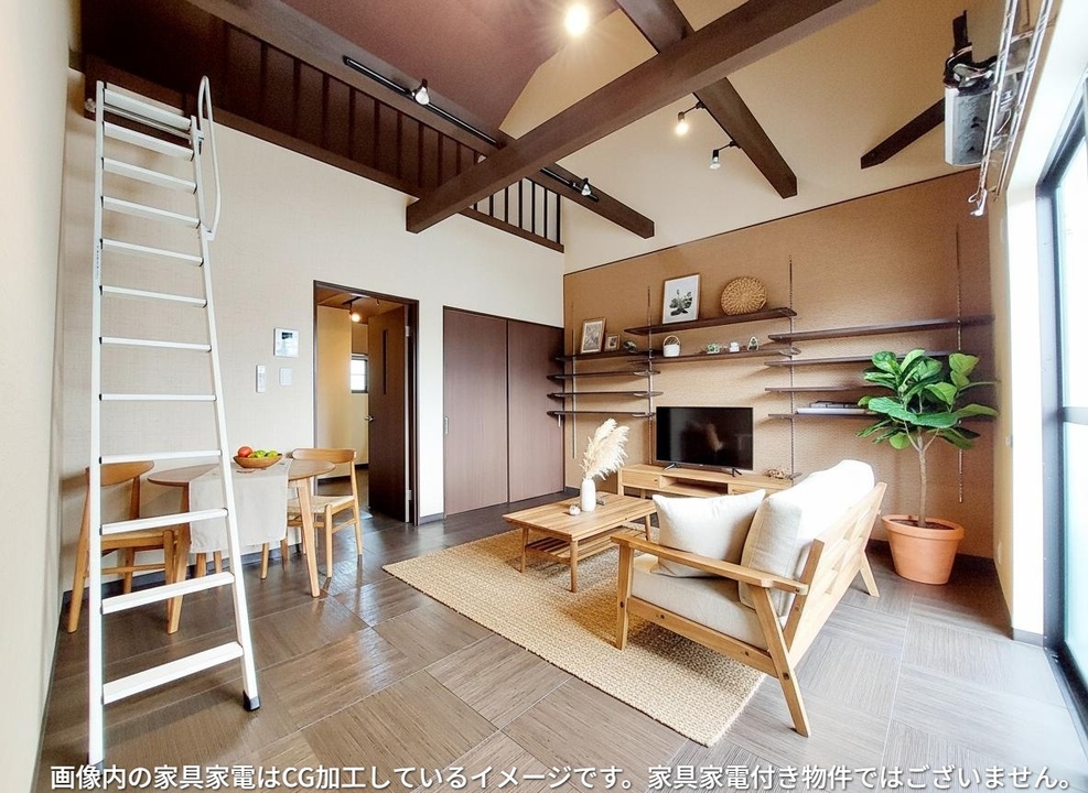 居室・リビング_家具配置_注釈付き