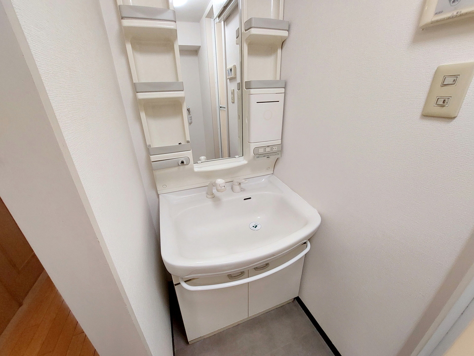 シャワー付洗面化粧台