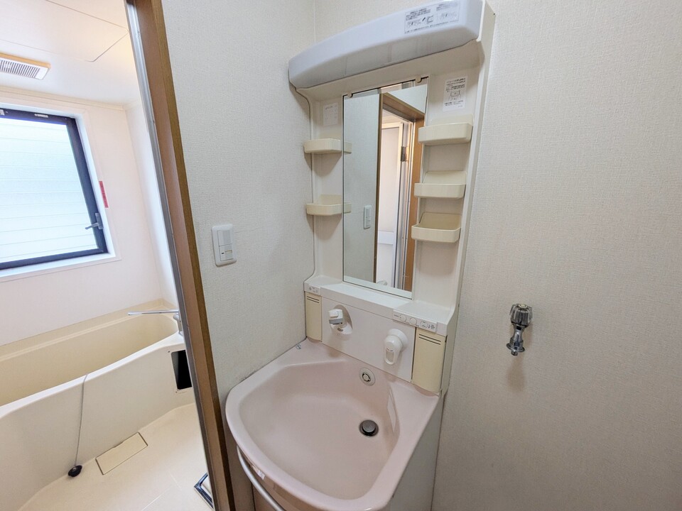 シャワー付洗面化粧台