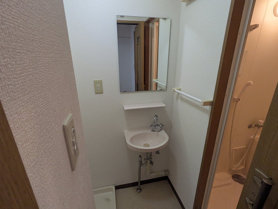 シャワー付洗面化粧台