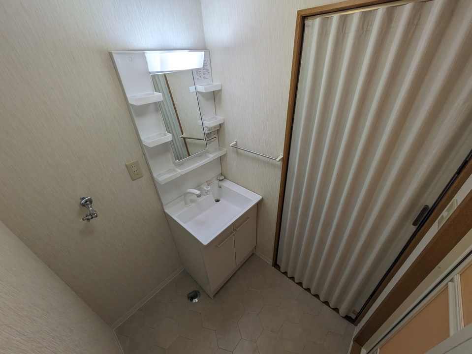 シャワー付き洗面化粧台