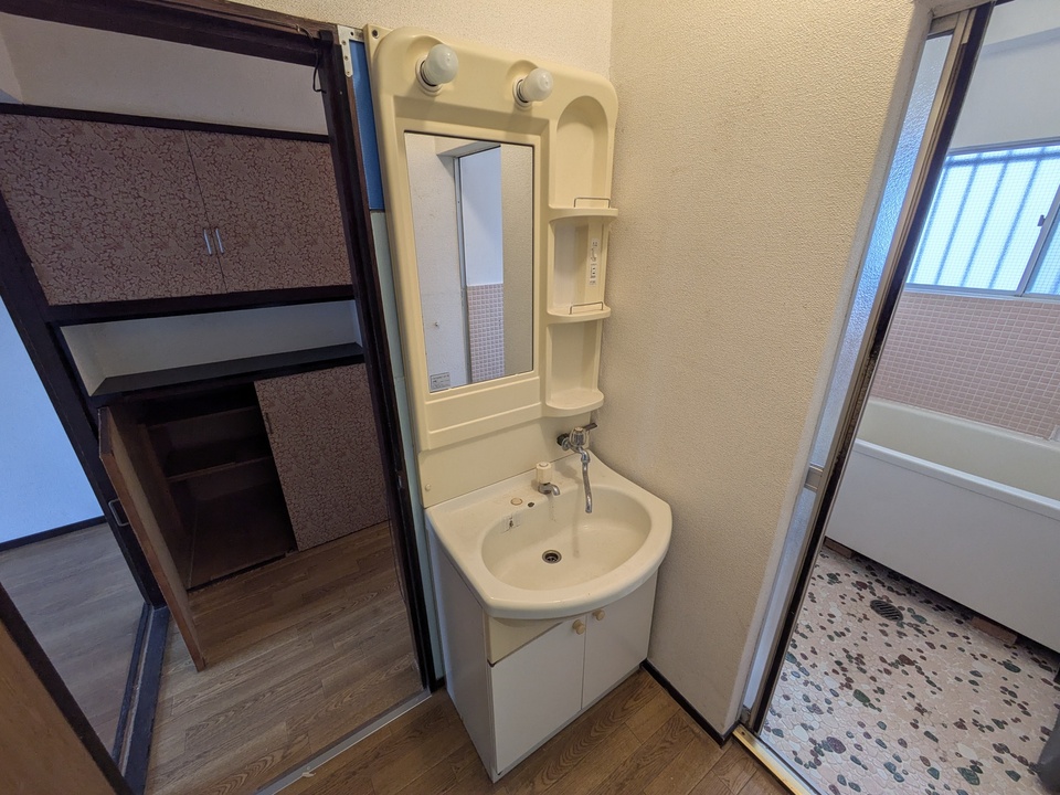 シャワー付洗面化粧台