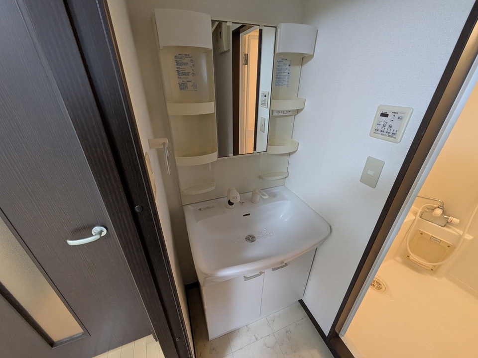 シャワー付洗面化粧台