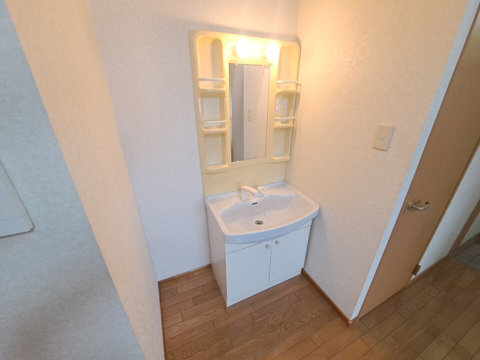 シャワー付洗面化粧台