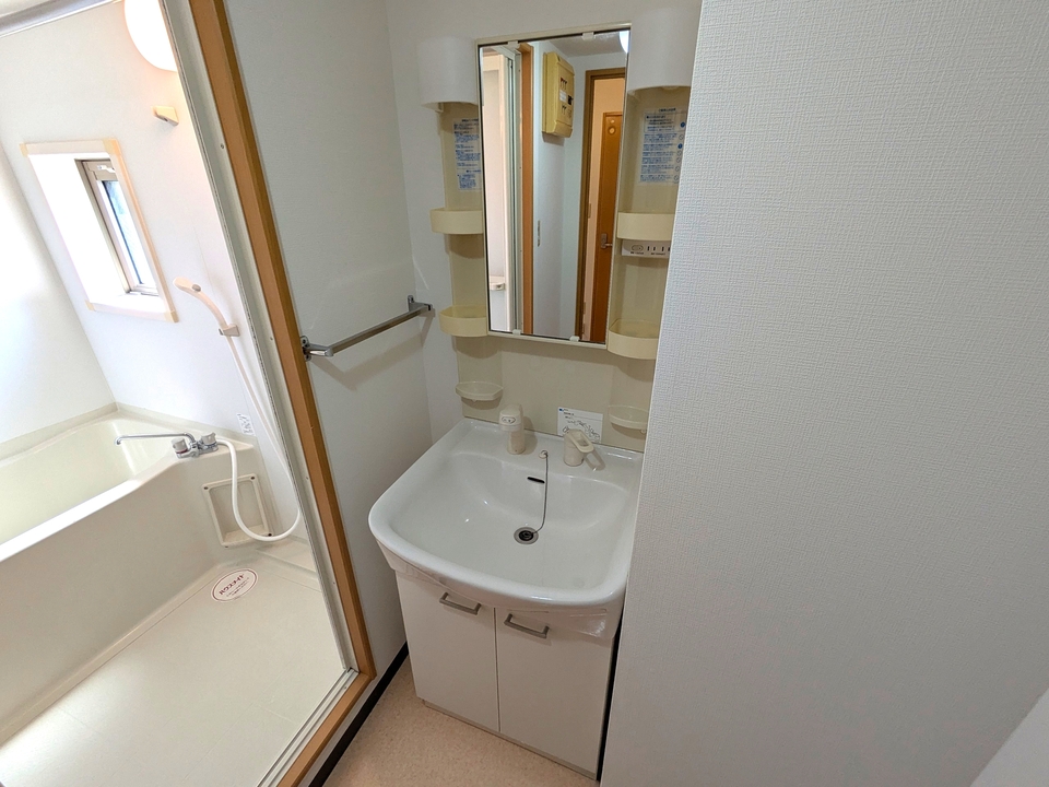 シャワー付洗面化粧台