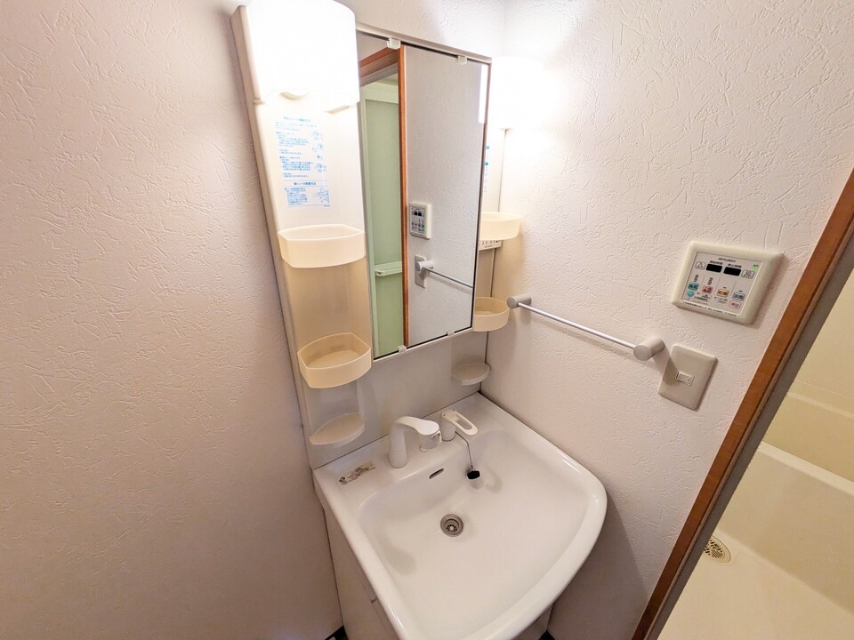 シャワー付洗面化粧台