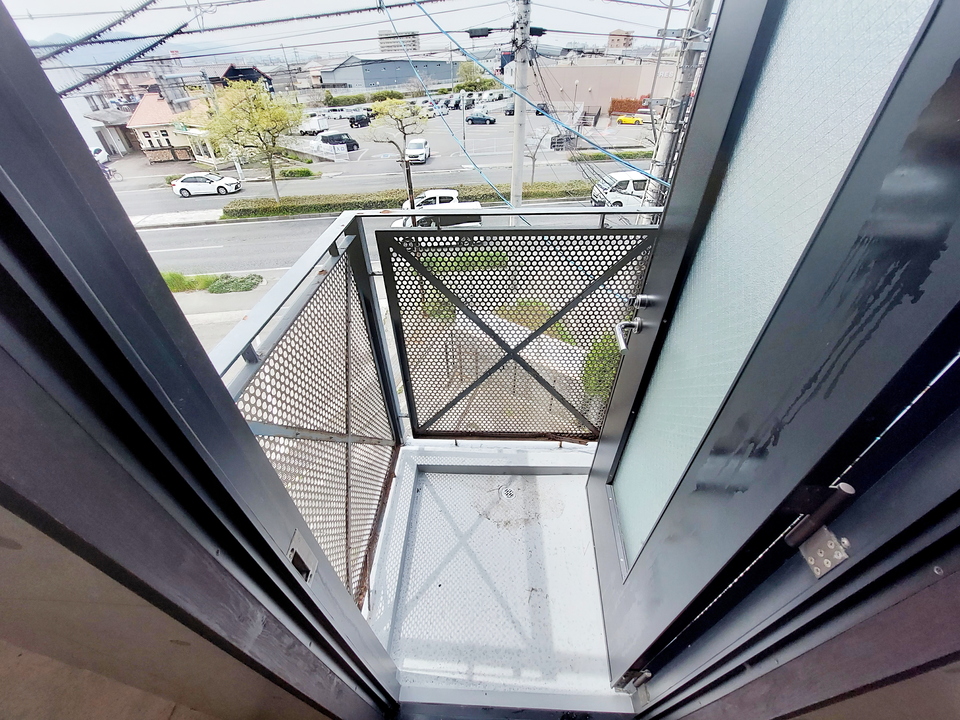 バルコニー 西側
