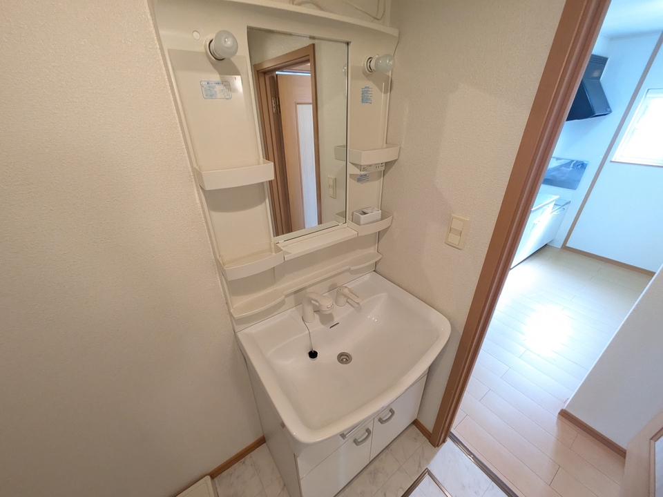 シャワー付洗面化粧台