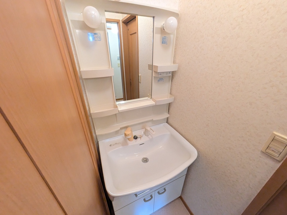 シャワー付洗面化粧台