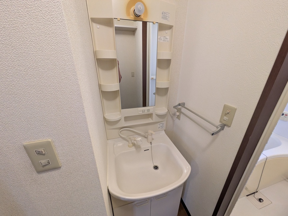 シャワー付洗面化粧台