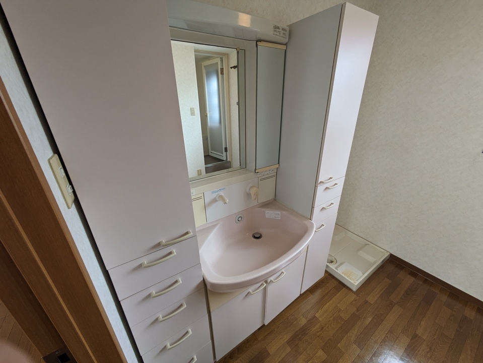 シャワー付洗面化粧台