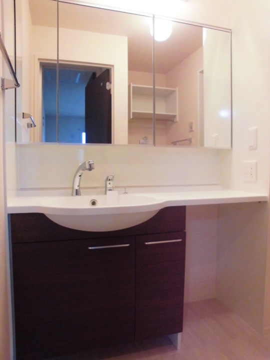 シャワー付洗面化粧台