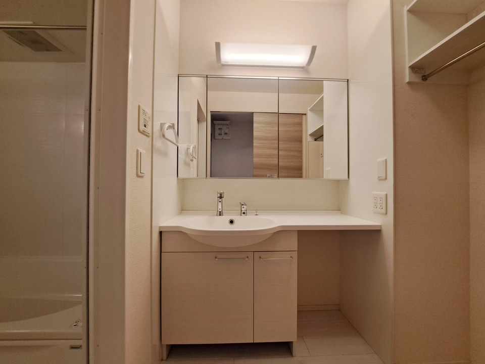 シャワー付洗面化粧台