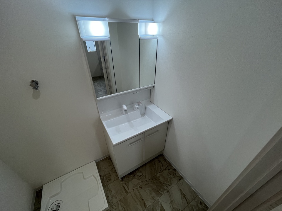 シャワー付洗面化粧台