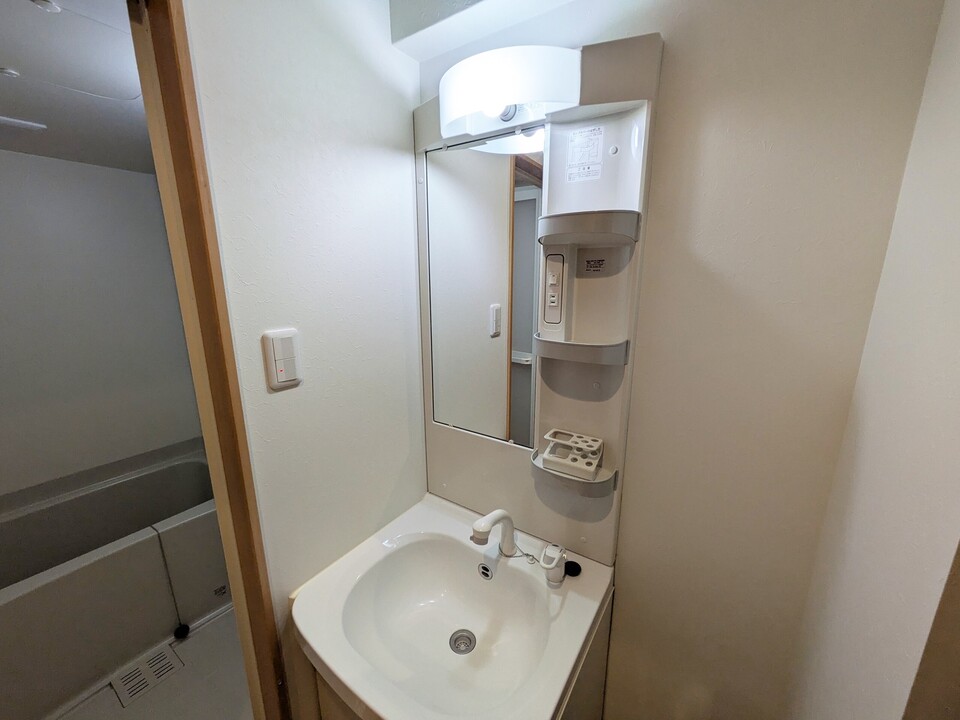 シャワー付洗面化粧台