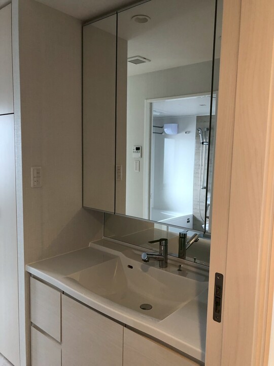 シャワー付洗面化粧台