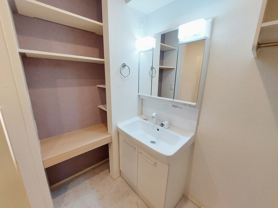 シャワー付洗面化粧台