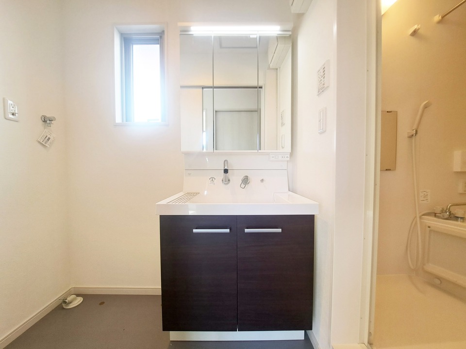 シャワー付洗面化粧台