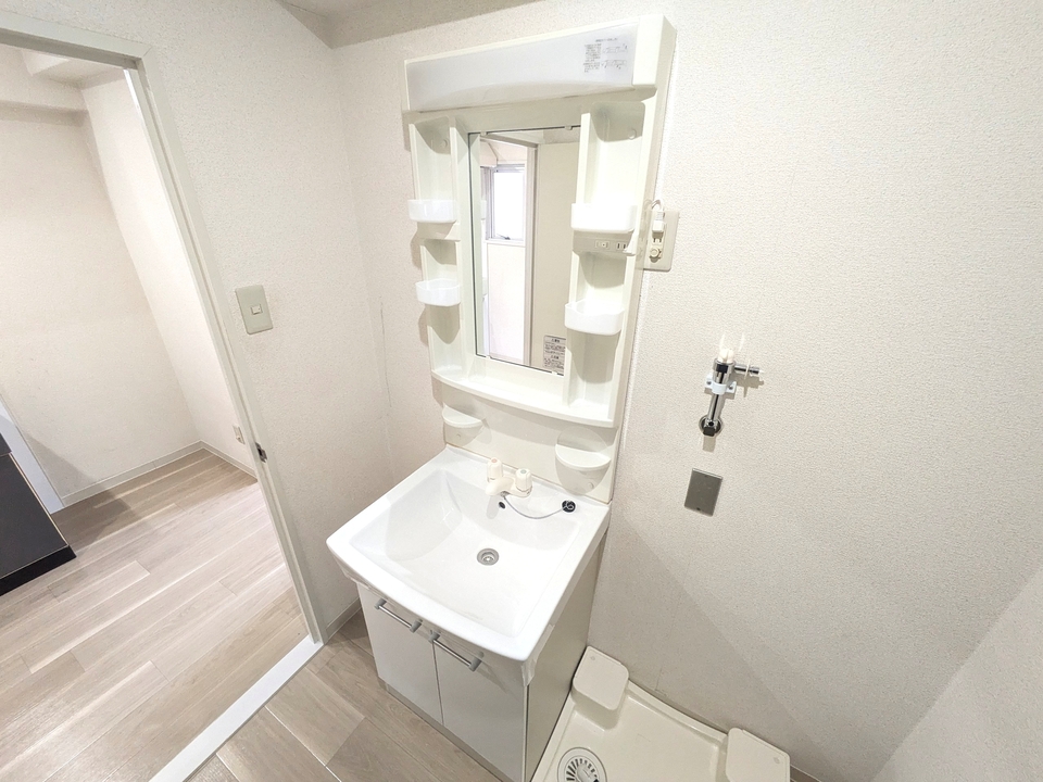 シャワー付洗面化粧台