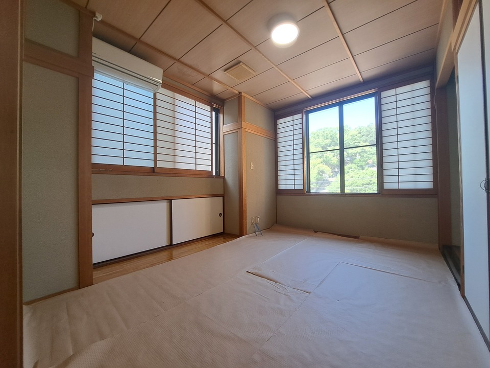 和室西側