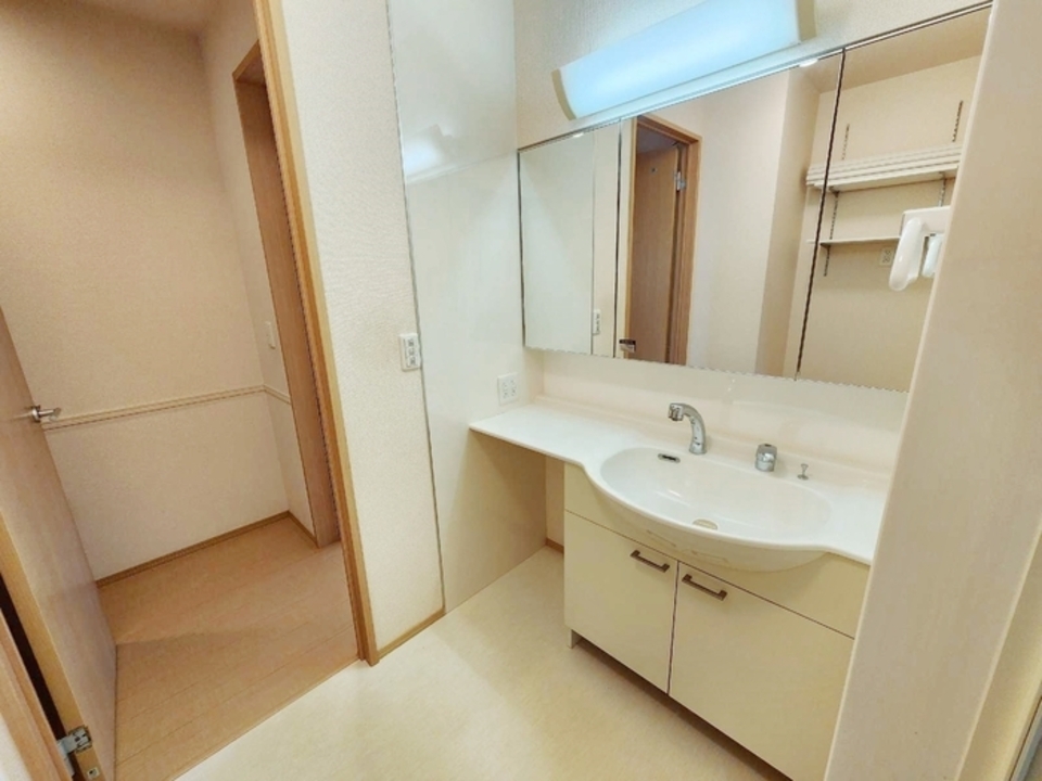 シャワー付洗面化粧台
