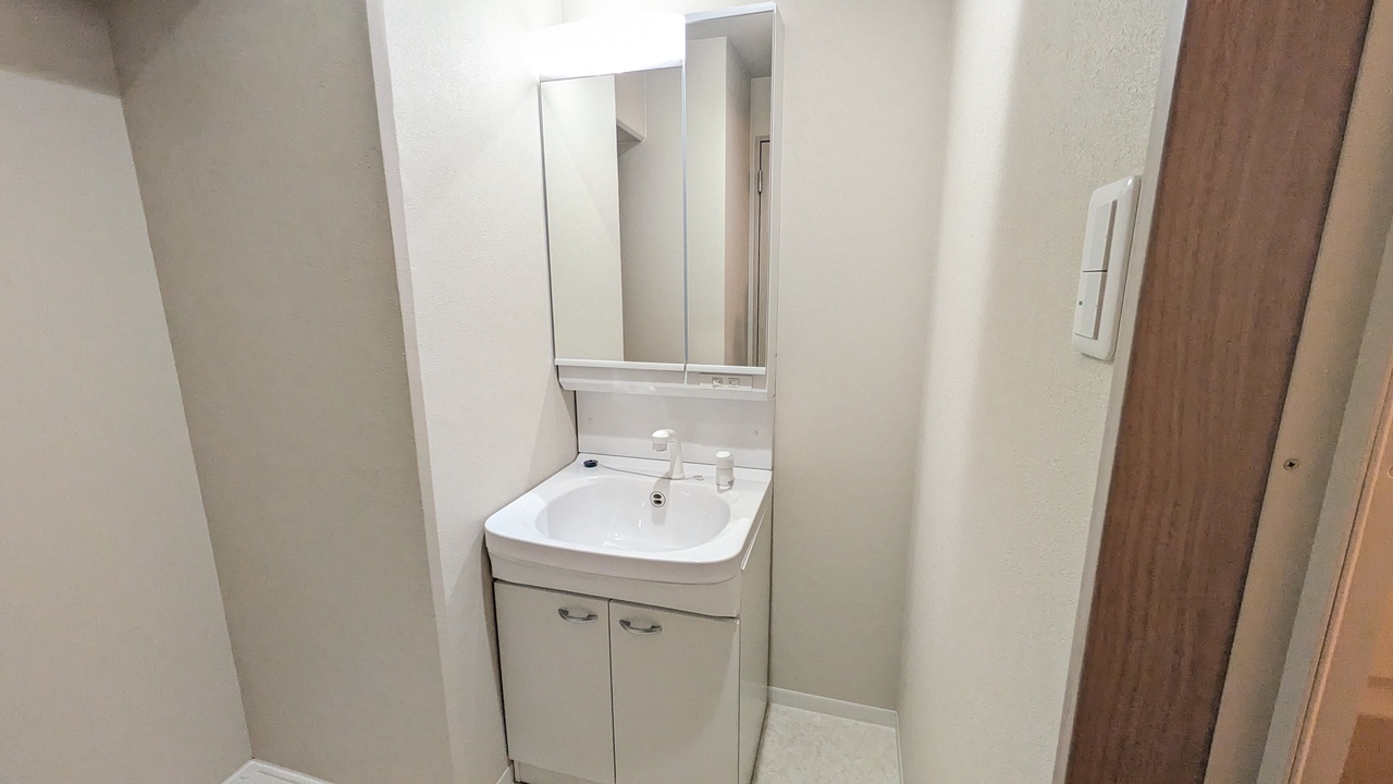 シャワー付洗面化粧台