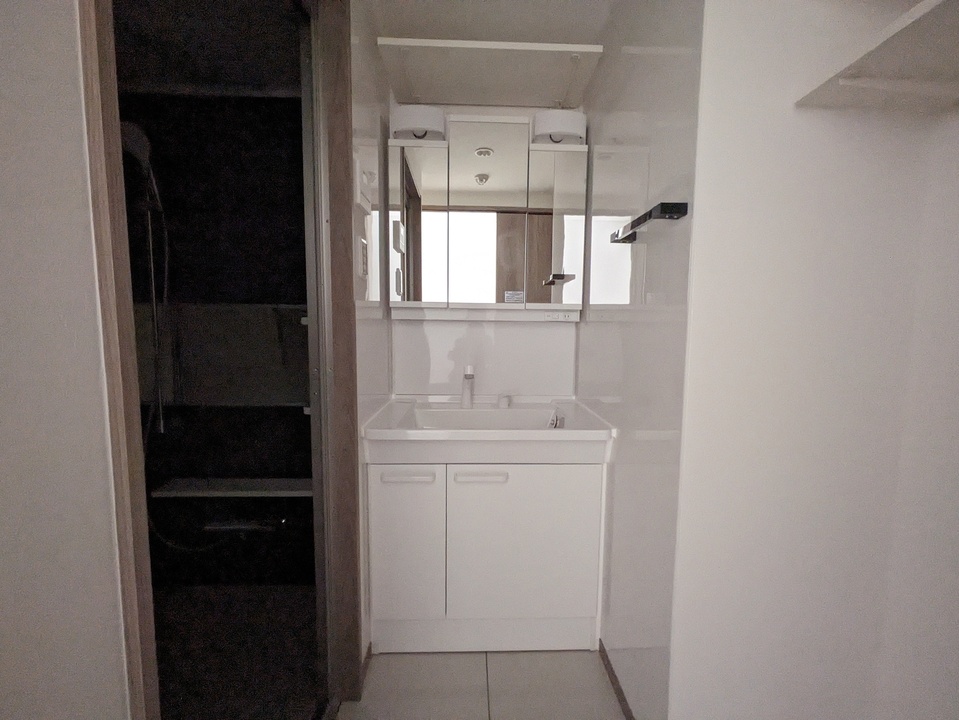 シャワー付洗面化粧台