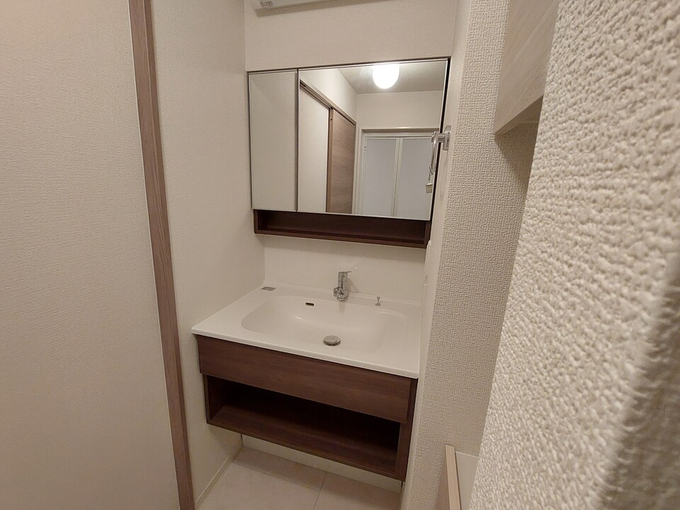 シャワー付洗面化粧台