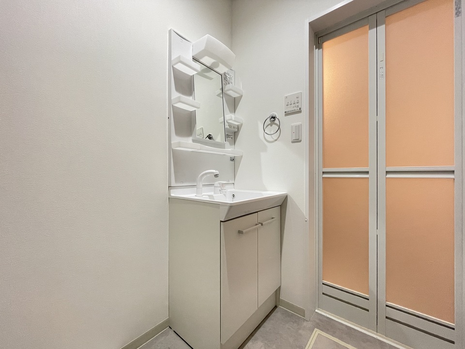 シャワー付洗面化粧台