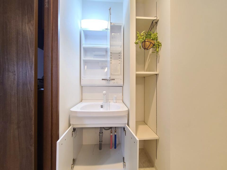 シャワー付洗面化粧台