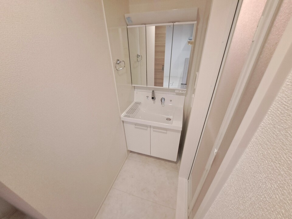 シャワー付洗面化粧台