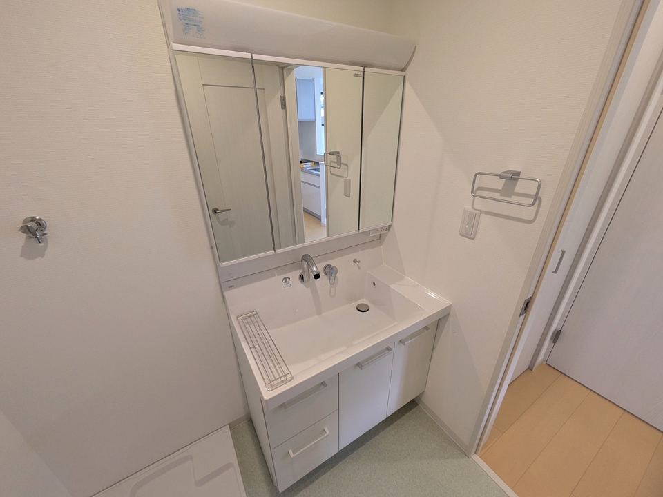 シャワー付洗面化粧台