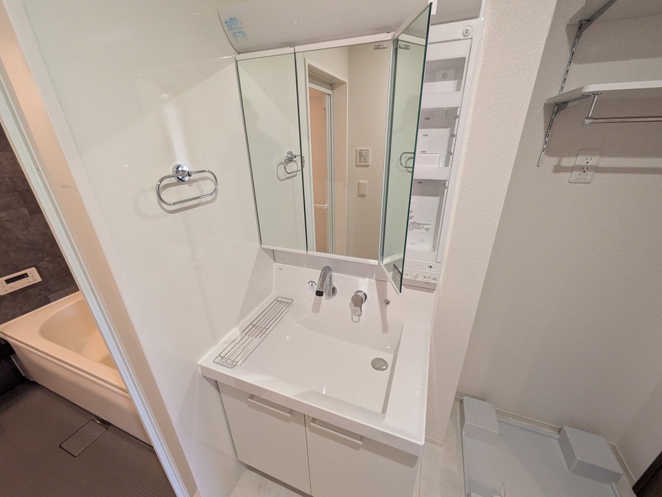 シャワー付洗面化粧台