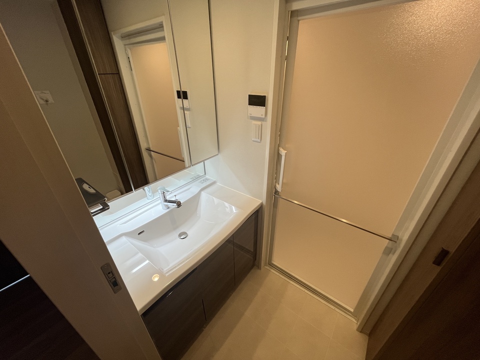 シャワー付洗面化粧台