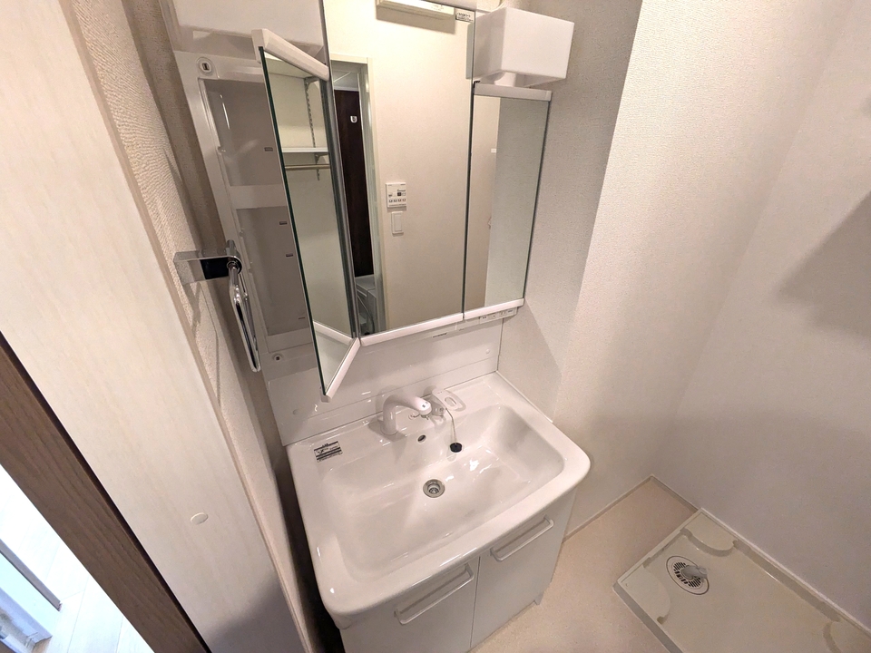 シャワー付洗面化粧台