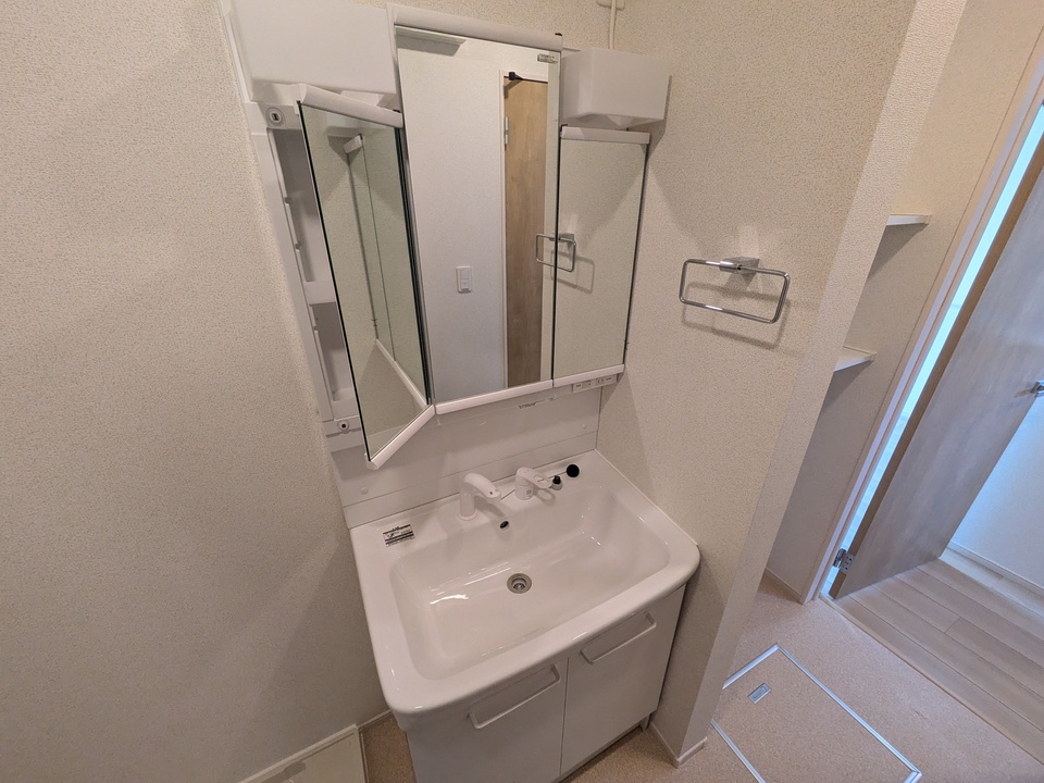 シャワー付洗面化粧台