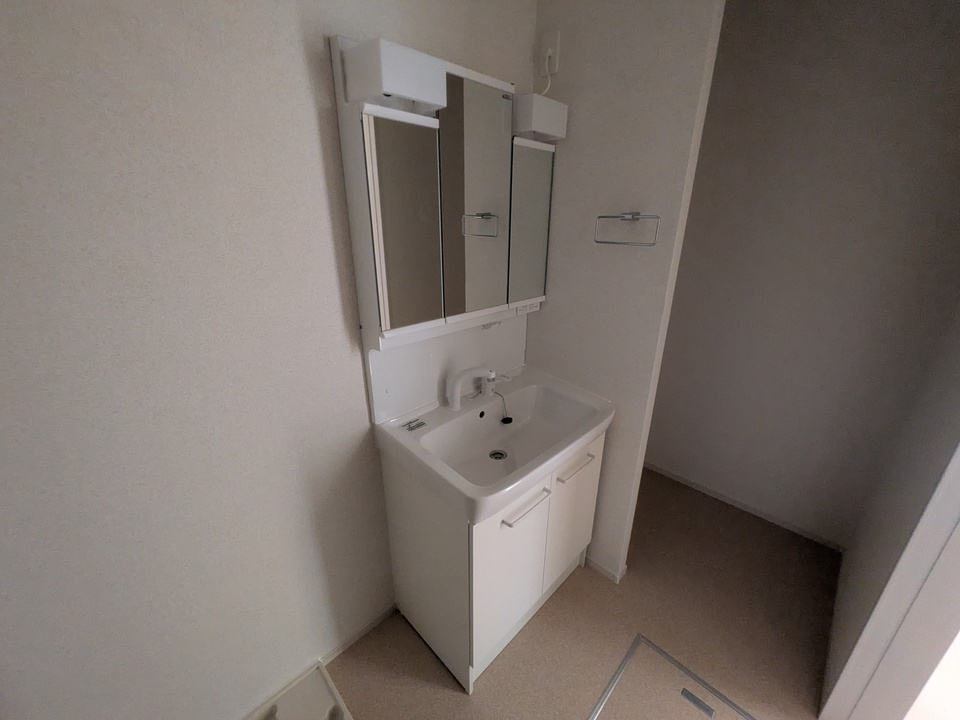 シャワー付洗面化粧台